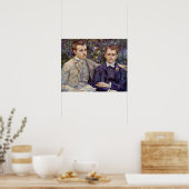 Portrait von Charles und Georges Poster (Küche)