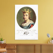 Portrait von Charles V, genannt "The Wise" King of Leinwanddruck (Insitu (Wohnzimmer))