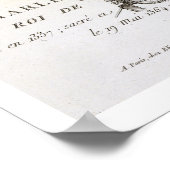 Portrait von Charles V, genannt "The Wise" King of Poster (Ecke)