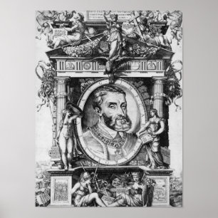 Portrait von Charles V , Heiliger Römischer Kaiser Poster