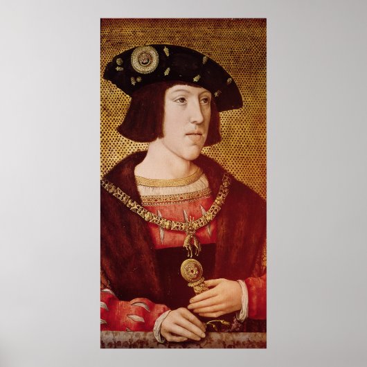 Portrait von Charles V Poster (Vorne)