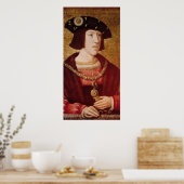 Portrait von Charles V Poster (Küche)