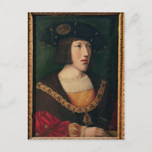 Portrait von Charles V Postkarte