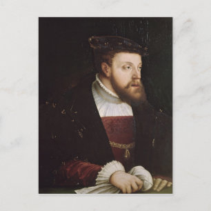 Portrait von Charles V Postkarte