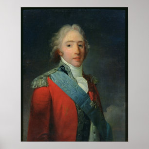 Portrait von Charles von Frankreich , Graf von Poster