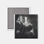 Portrait von Charles Watson-Wentworth Magnet (Vorderseite/Rückseite)