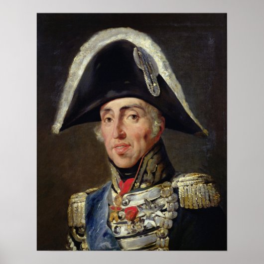 Portrait von Charles X Poster (Vorne)