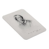 Portrait von Charlotte Bronte, graviert von Walker Magnet (Rechte Seite)