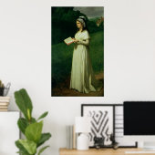 Portrait von Charlotte Corday Poster (Heimbüro)