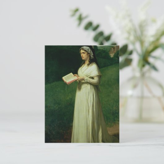 Portrait von Charlotte Corday Postkarte (Stehend Vorderseite)