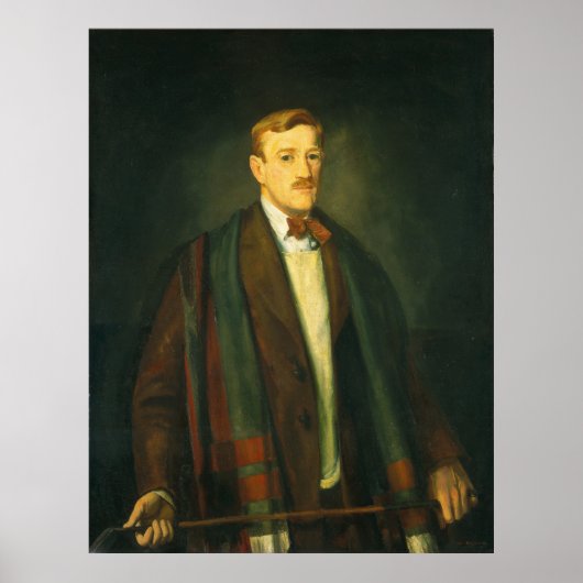 Portrait von Chester Dale von George Bellows (1922 Poster (Vorne)