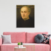 Portrait von Christoph Kolumbus Leinwanddruck (Insitu (Wohnzimmer))