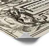 Portrait von Christoph Kolumbus Poster (Ecke)