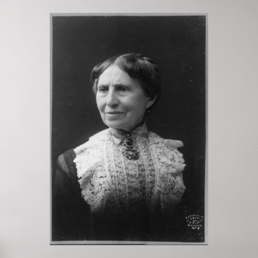 Portrait von Clara Barton Later im Leben Poster (Vorne)