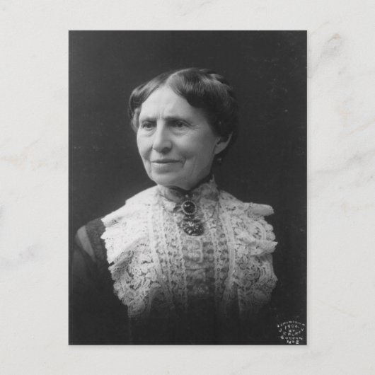 Portrait von Clara Barton Later im Leben Postkarte (Vorderseite)