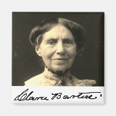 Portrait von Clara Barton Magnet (Vorne)