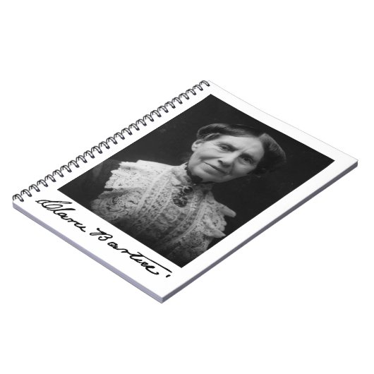 Portrait von Clara Barton Notizblock (Linke Seite)
