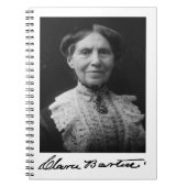 Portrait von Clara Barton Notizblock (Vorderseite)
