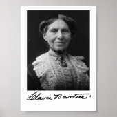 Portrait von Clara Barton Poster (Vorne)