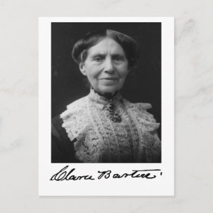 Portrait von Clara Barton Postkarte