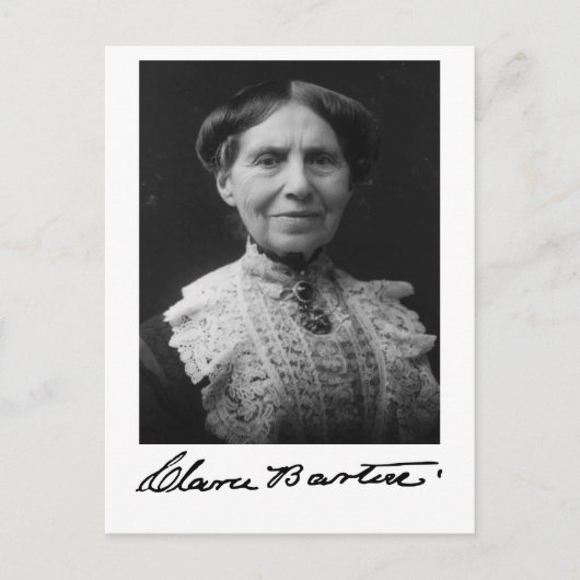 Portrait von Clara Barton Postkarte (Vorderseite)
