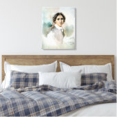 Portrait von Clara Schumann 1853 Leinwanddruck (Insitu (Schlafzimmer))