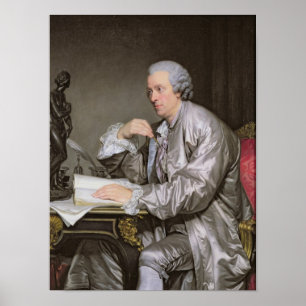 Portrait von Claude-Henri Watelet 1763-65 Poster