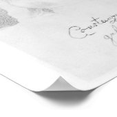 Portrait von Constanze Mozart 1828 Poster (Ecke)