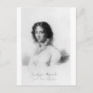 Portrait von Constanze Mozart 1828 Postkarte
