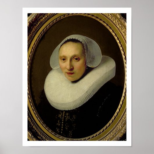 Portrait von Cornelia Pronck, Ehefrau Albert Cuype Poster (Vorne)