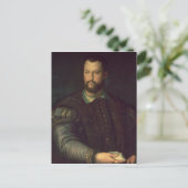 Portrait von Cosimo I de' Medici 1559 Postkarte (Stehend Vorderseite)