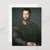 Portrait von Cosimo I de'Medici, 16. Jahrhundert Postkarte (Vorne/Hinten)