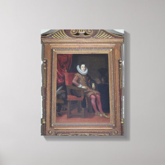 Portrait von Cosimo II de'Medici (1590-1621) (Öl Leinwanddruck (Vorderseite)