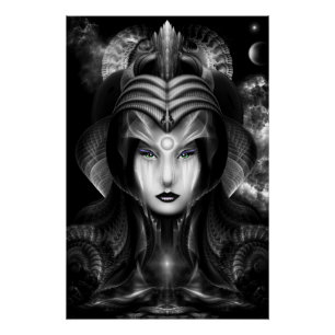 Portrait von Cyiria Midnight Perfect Poster