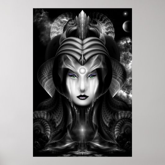 Portrait von Cyiria Midnight Wall Poster (Vorne)