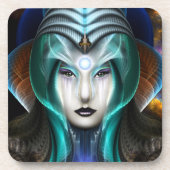 Portrait von Cyiria Untersetzer (Vorderseite)