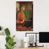 Portrait von Dante Alighieri, c.1475 Poster (Heimbüro)