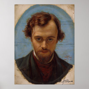 Portrait von Dante Gabriel Rossetti, 22 Poster