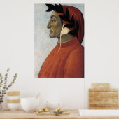 Portrait von Dante Poster (Küche)
