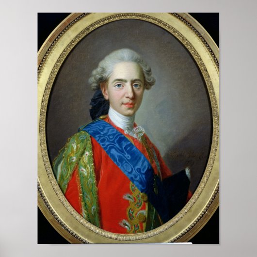 Portrait von Dauphin Louis von Frankreich Poster (Vorne)