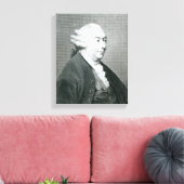 Portrait von David Hume Leinwanddruck (Insitu (Wohnzimmer))