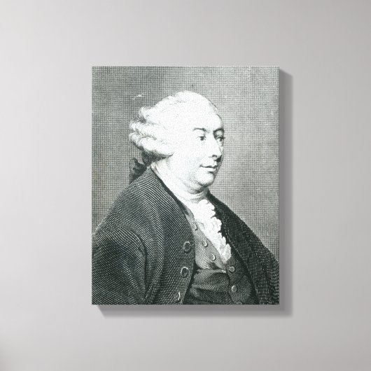 Portrait von David Hume Leinwanddruck (Vorderseite)