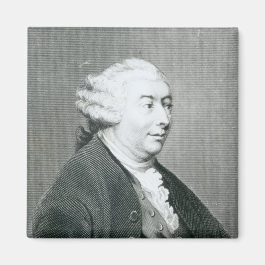 Portrait von David Hume Magnet (Vorne)