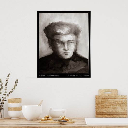 Portrait von David Lynch Poster (Küche)