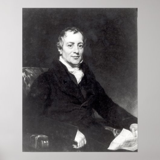 Portrait von David Ricardo Poster (Vorne)