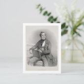 Portrait von David Roberts (1796-1864), Frontispie Postkarte (Stehend Vorderseite)