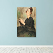 Portrait von Dedie Hayden, 1918 Leinwanddruck (Insitu (Holzboden))