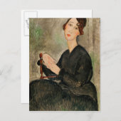 Portrait von Dedie Hayden, 1918 Postkarte (Vorne/Hinten)