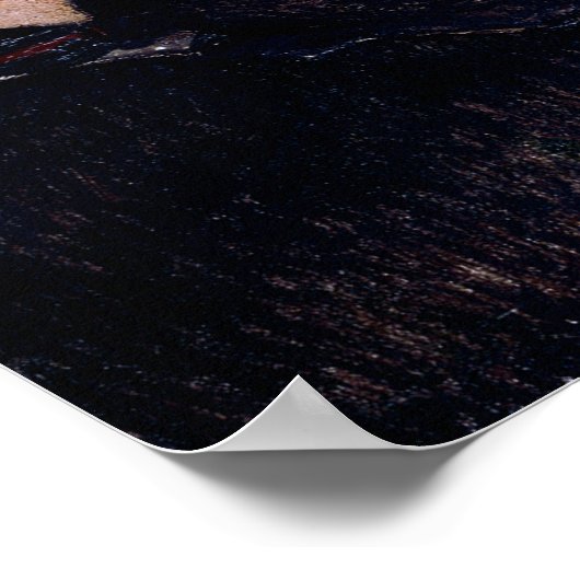 Portrait von Dedie, Modigliani Poster (Ecke)