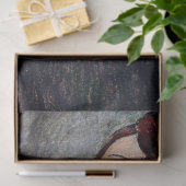 Portrait von Dedie, Modigliani Seidenpapier (Geschenk)